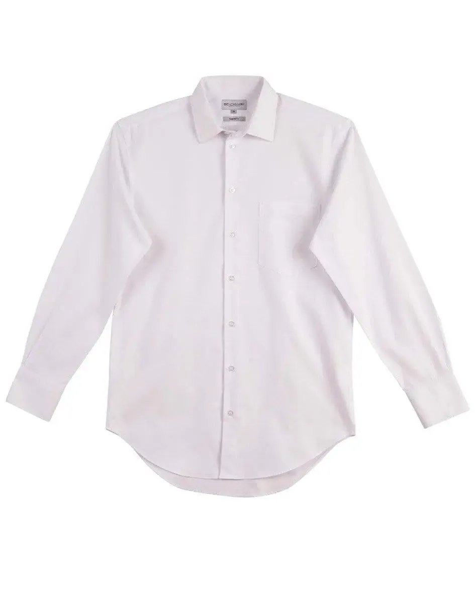 BENCHMARK Men's CVC Oxford Long Sleeve Shirt M7040L